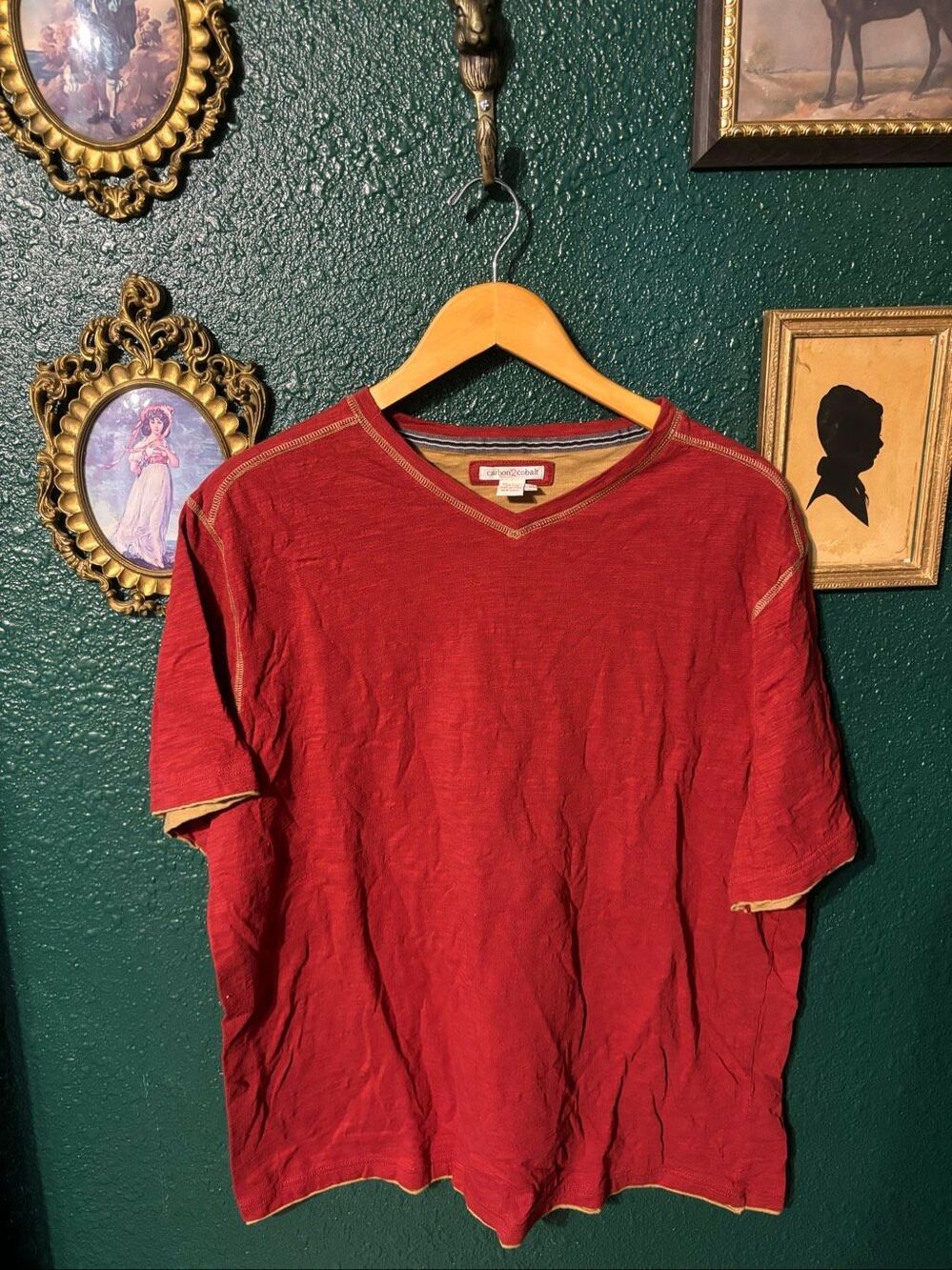 Carbon2Cobalt Red T-Shirt 100% Cotton Sz XL